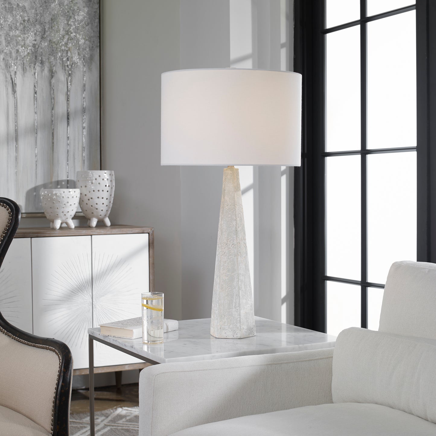 Uttermost 28287 Apollo Concrete Table Lamp