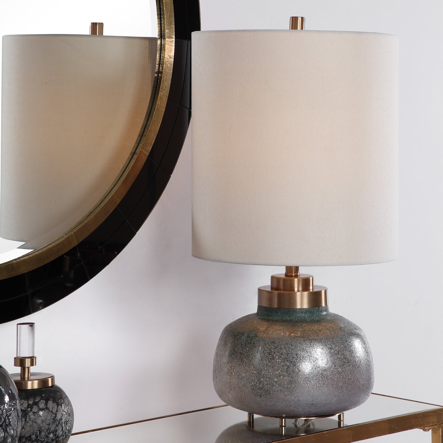 Uttermost 29780-1 Catrine Art Glass Buffet Lamp