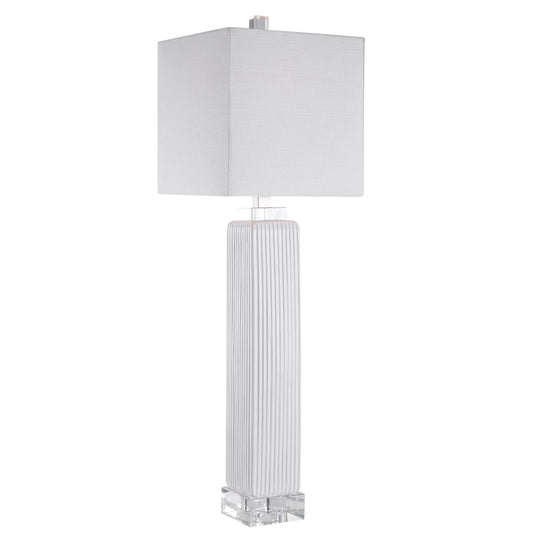 Uttermost 28348-1 Bennett White Buffet Lamp