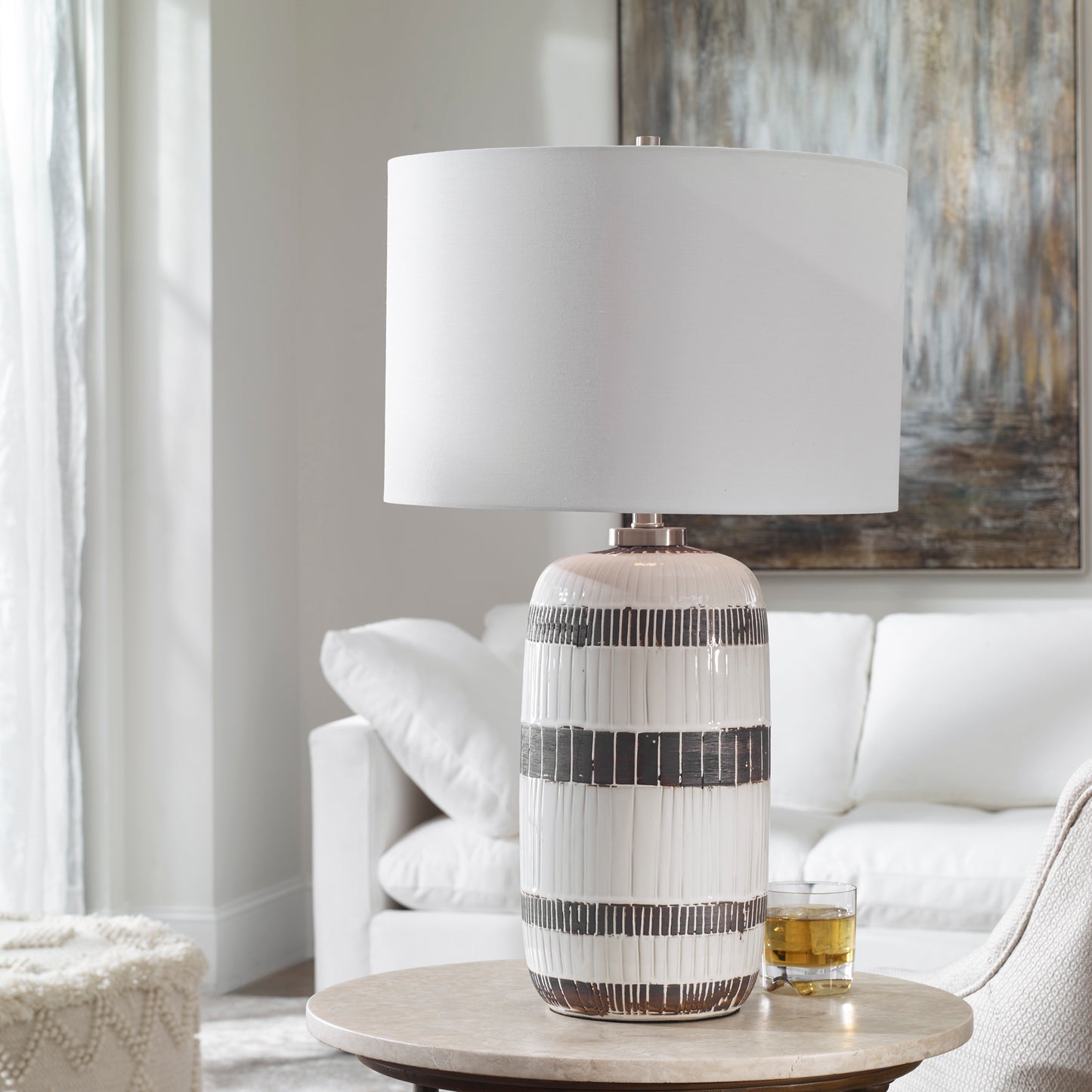 Uttermost 28353-1 Granger Striped Table Lamp