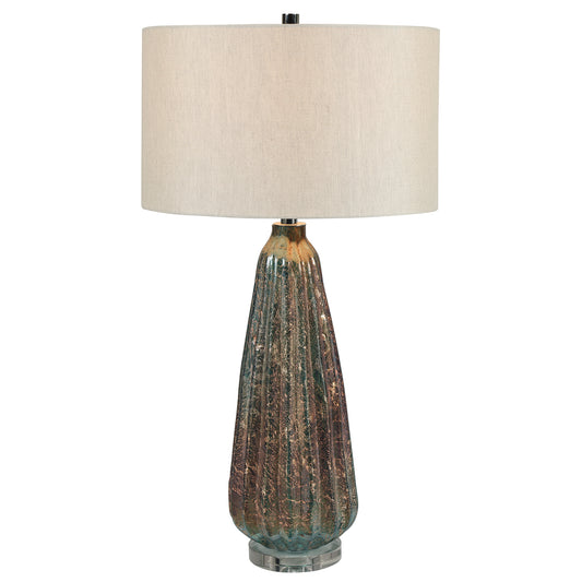 Uttermost 28399 Mondrian Rust Table Lamp