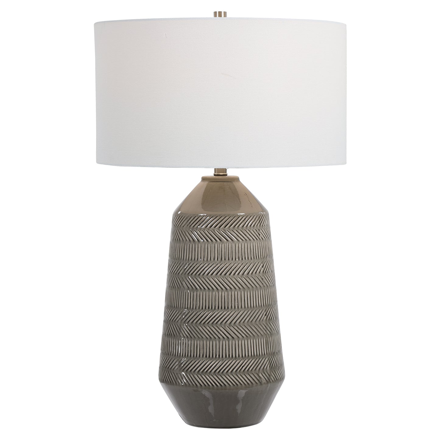 Uttermost 28375 Rewind Gray Table Lamp