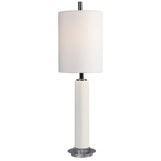 Uttermost 29789-1 Windsor Ivory Crackle Buffet Lamp