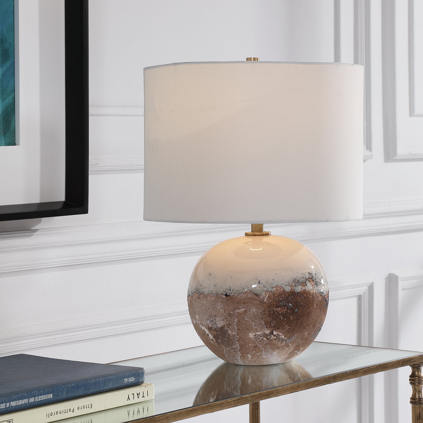 Uttermost 28440-1 Durango Terracotta Accent Lamp