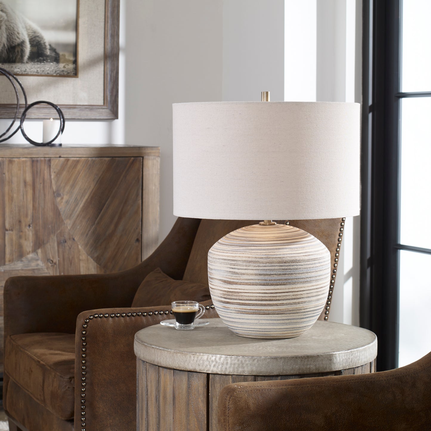 Uttermost 28441-1 Prospect Striped Accent Lamp