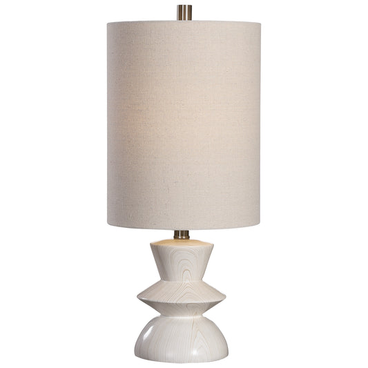 Uttermost 28422-1 Stevens Bleached Wood Buffet Lamp