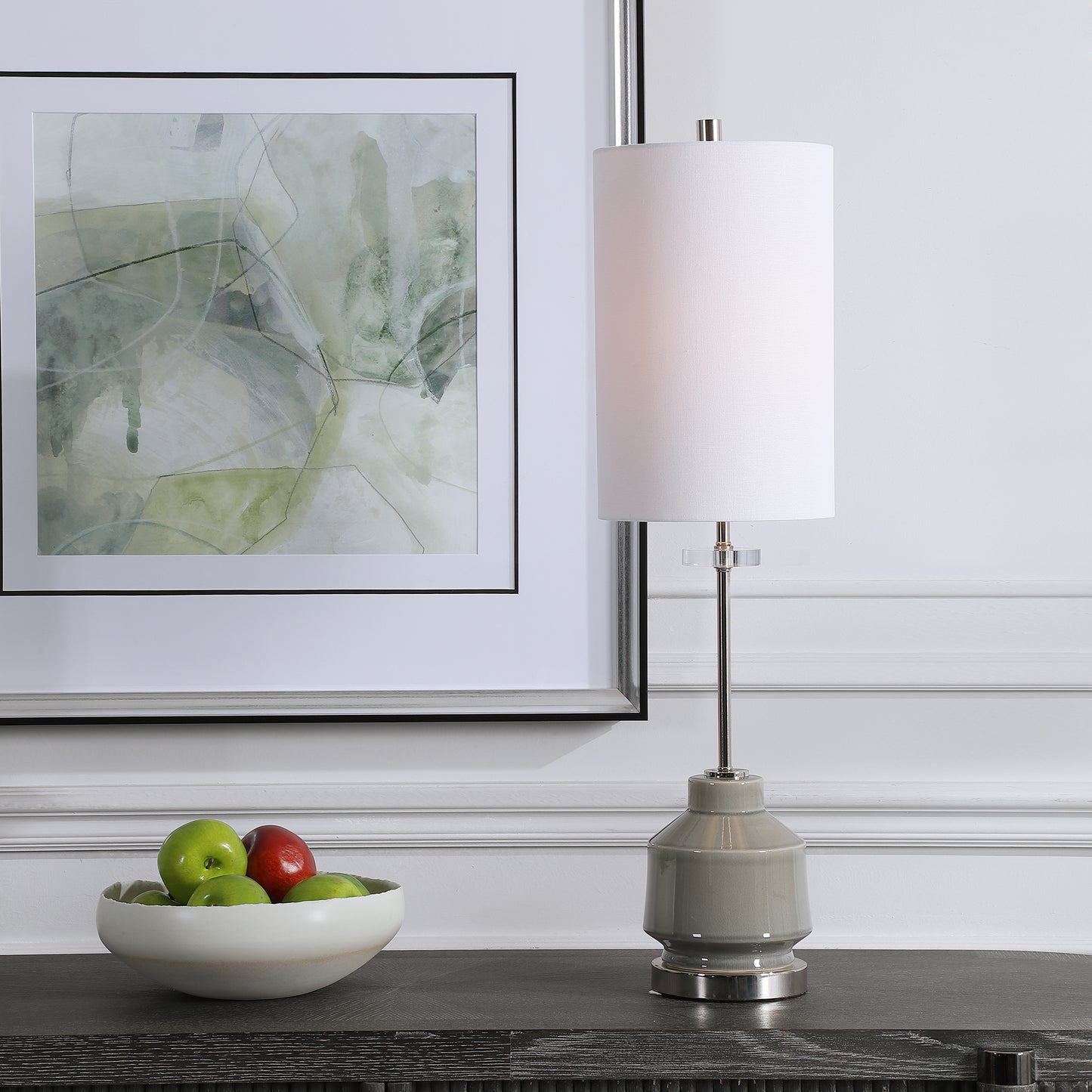 Uttermost 28429-1 Porter Warm Gray Buffet Lamp