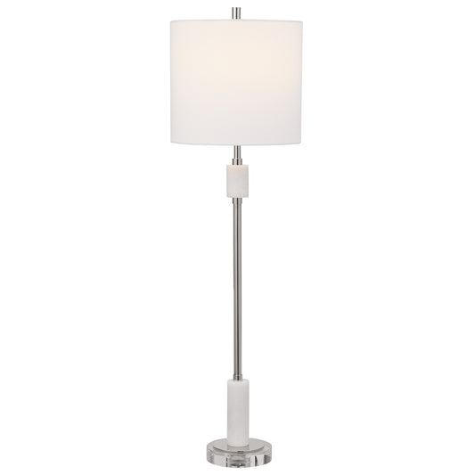 Uttermost 29793-1 Sussex Nickel Buffet Lamp