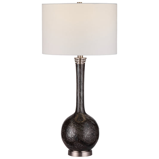 Uttermost 28485 Cosmos Charcoal Glass Table Lamp