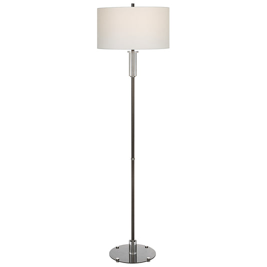 Uttermost 29990-1 Aurelia Steel Floor Lamp
