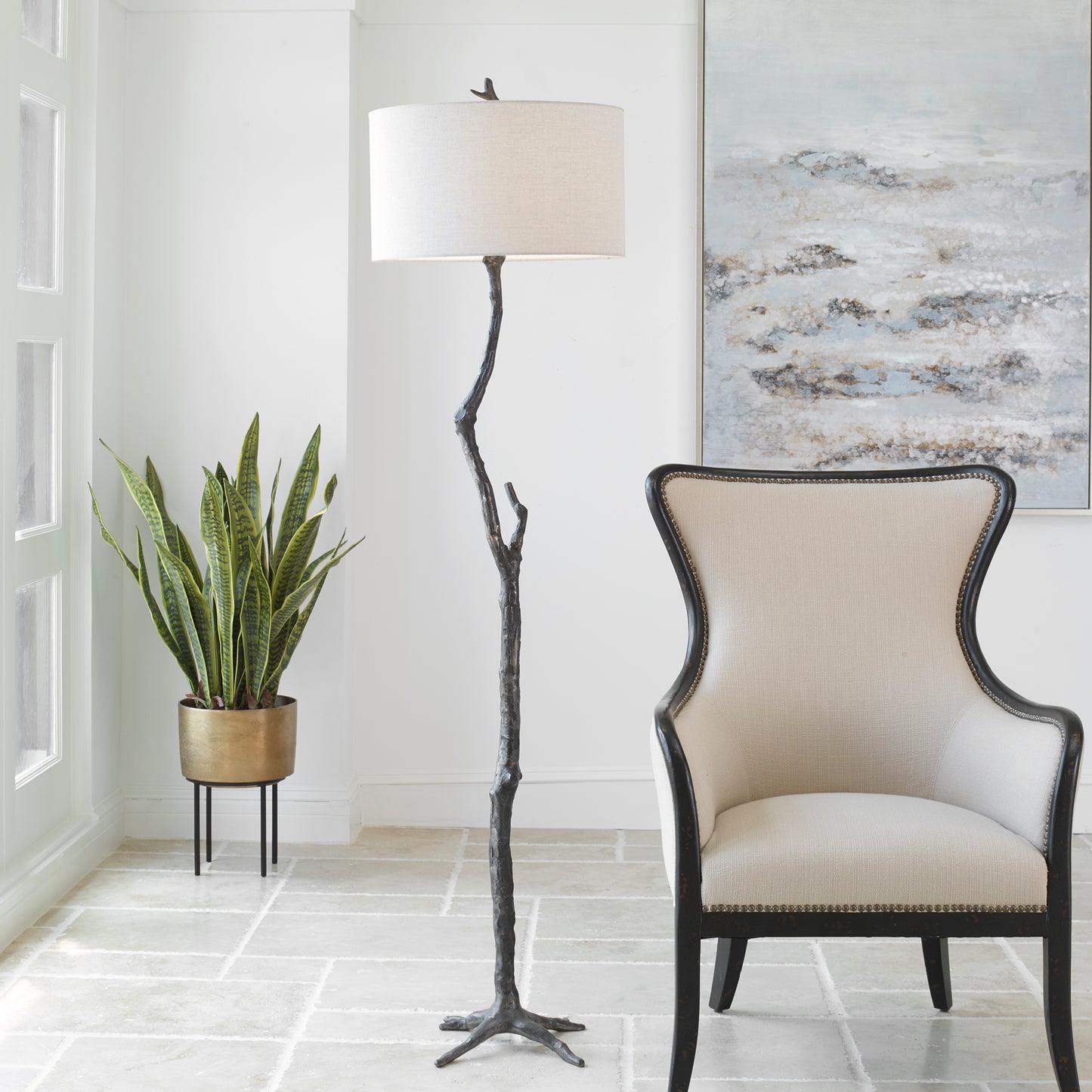 Uttermost 30063 Spruce Rustic Floor Lamp