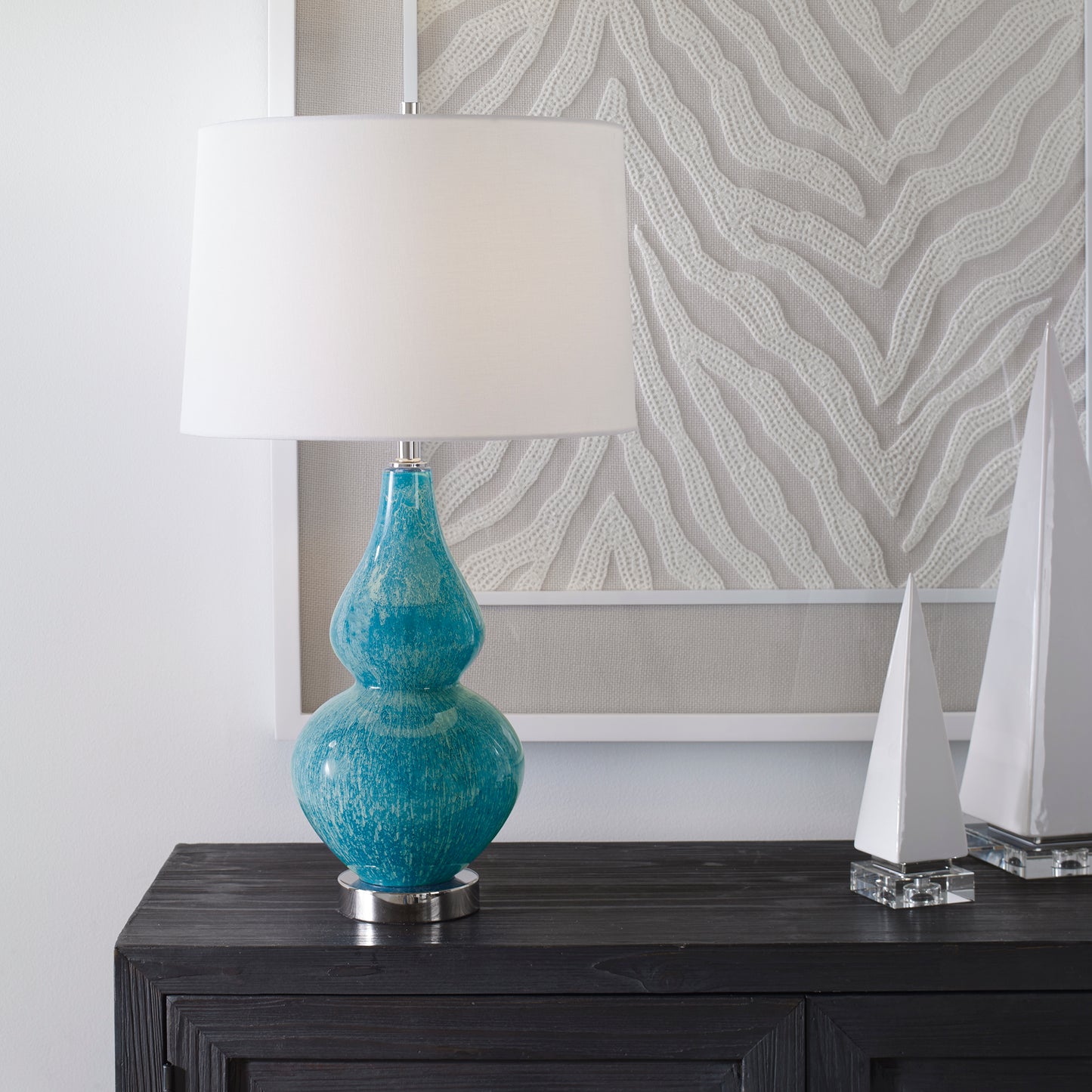 Uttermost 30052-1 Avalon Blue Table Lamp