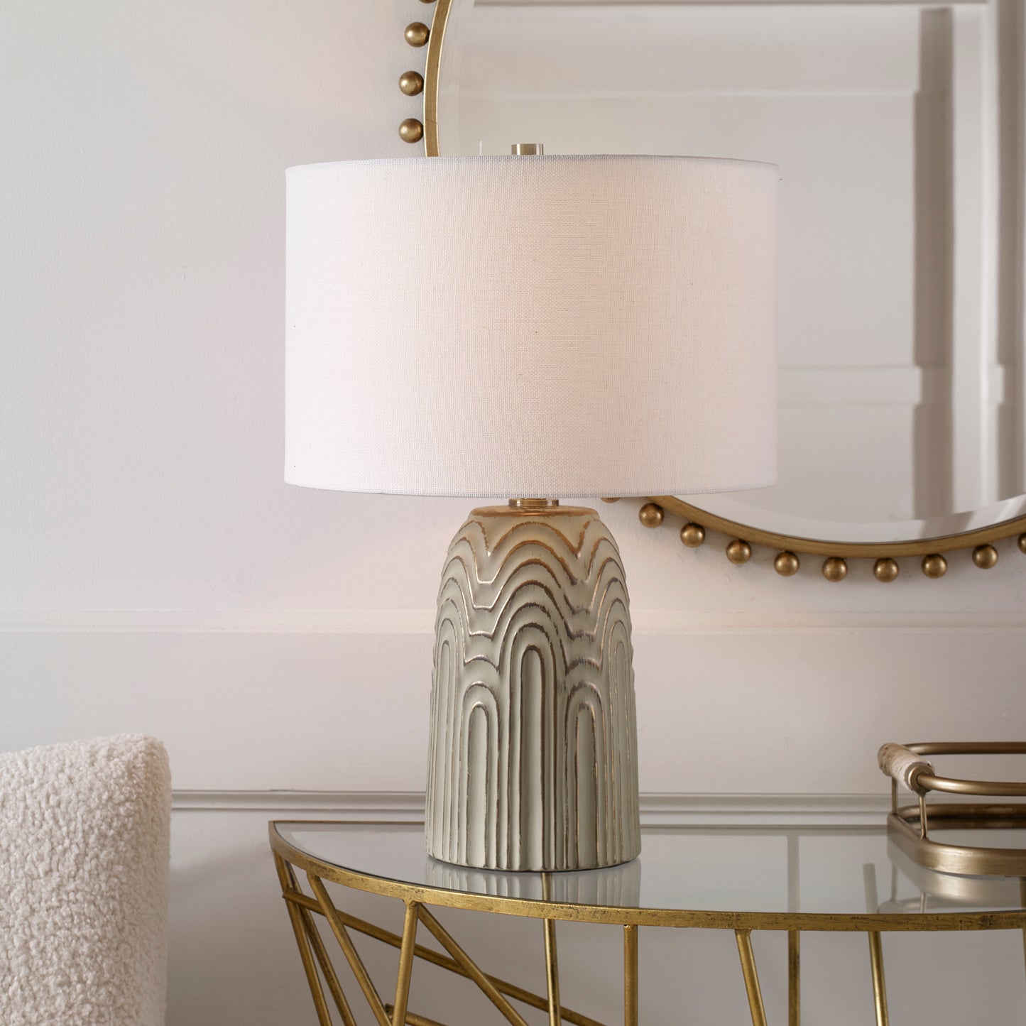 Uttermost 30056-1 Vestige Mid-Century Modern Table Lamp