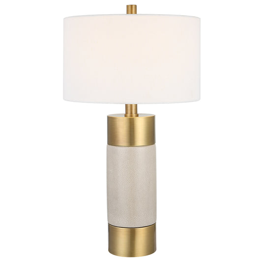 Uttermost 30124-1 Adelia Ivory & Brass Table Lamp