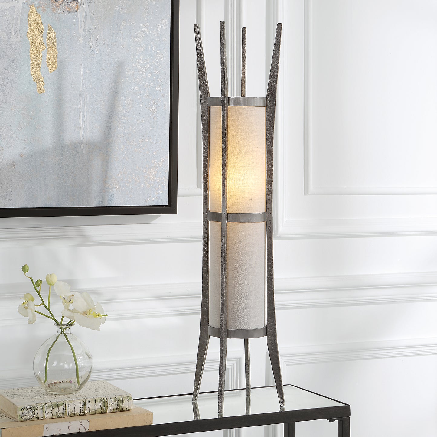 Uttermost 30142-1 Fortress Rustic Accent Lamp