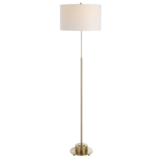 Uttermost 30152-1 Prominence Brass Floor Lamp