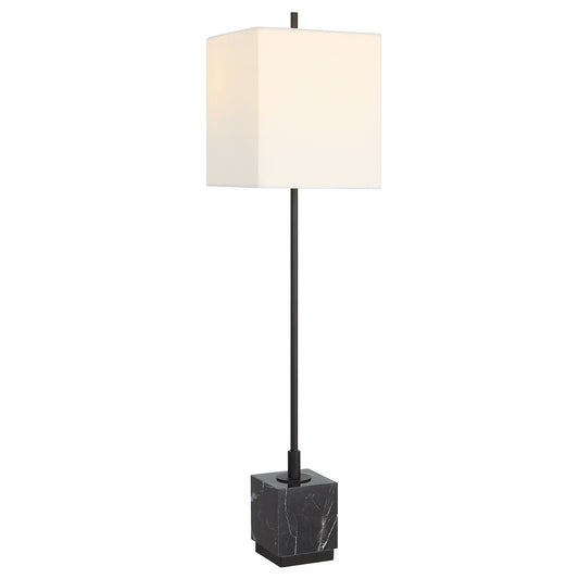 Uttermost 30155-1 Escort Black Buffet Lamp