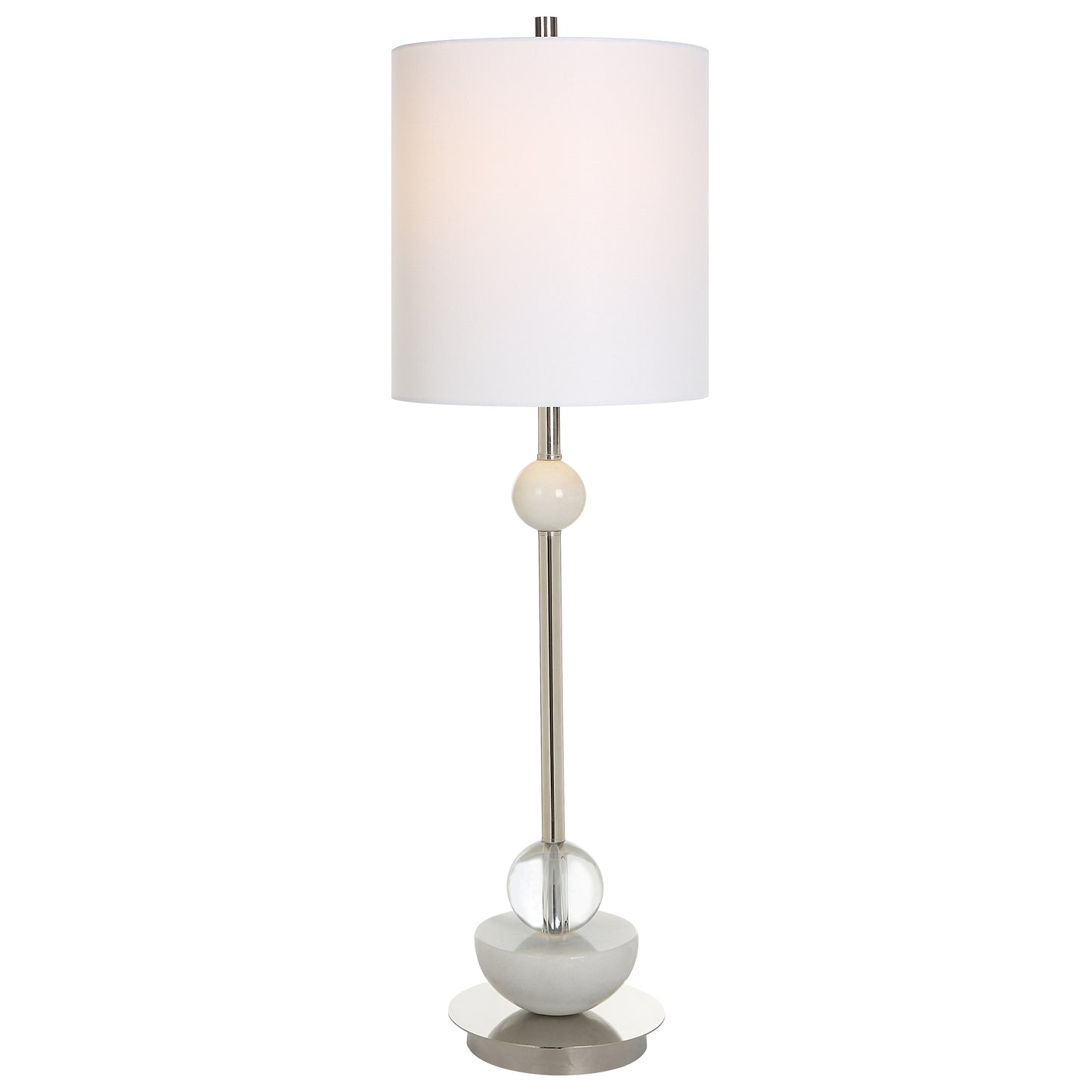 Uttermost 30179-1 Exposition Nickel Buffet Lamp