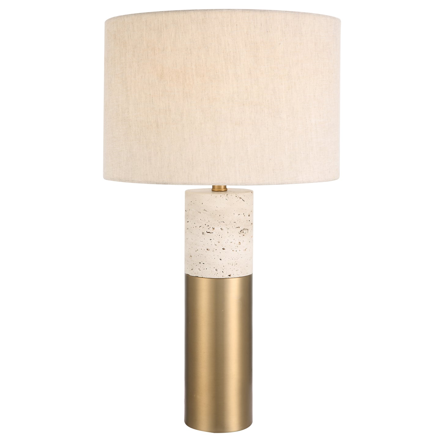 Uttermost 30201-1 Gravitas Elegant Brass & Stone Lamp
