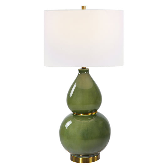 Uttermost 30203-1 Gourd Green Table Lamp
