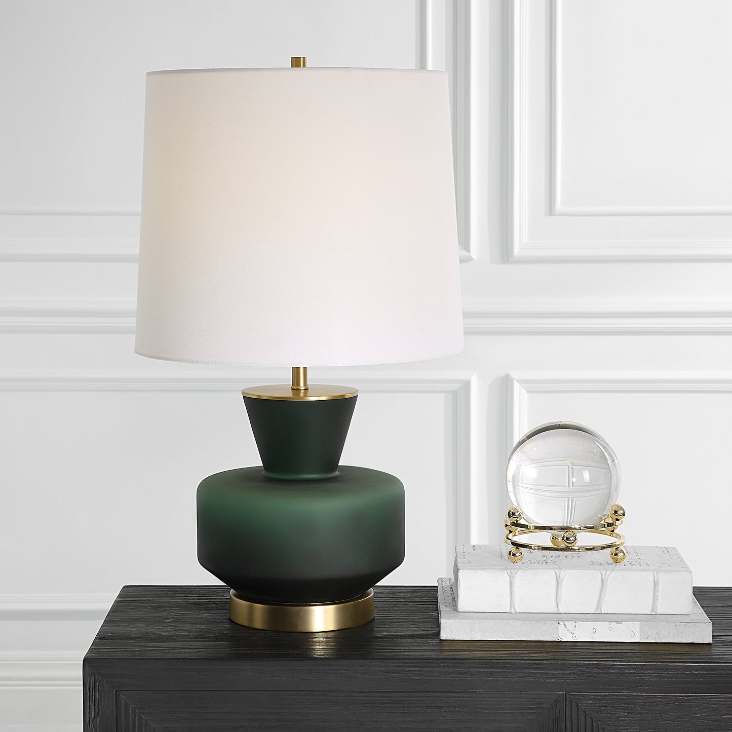 Uttermost 30232-1 Trentino Dark Emerald Green Table Lamp