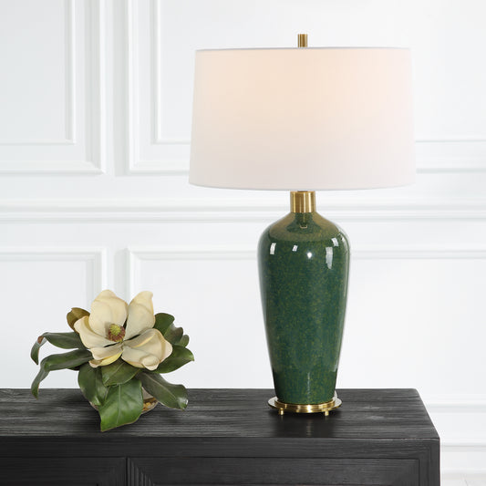 Uttermost 30226 Verdell Green Table Lamp