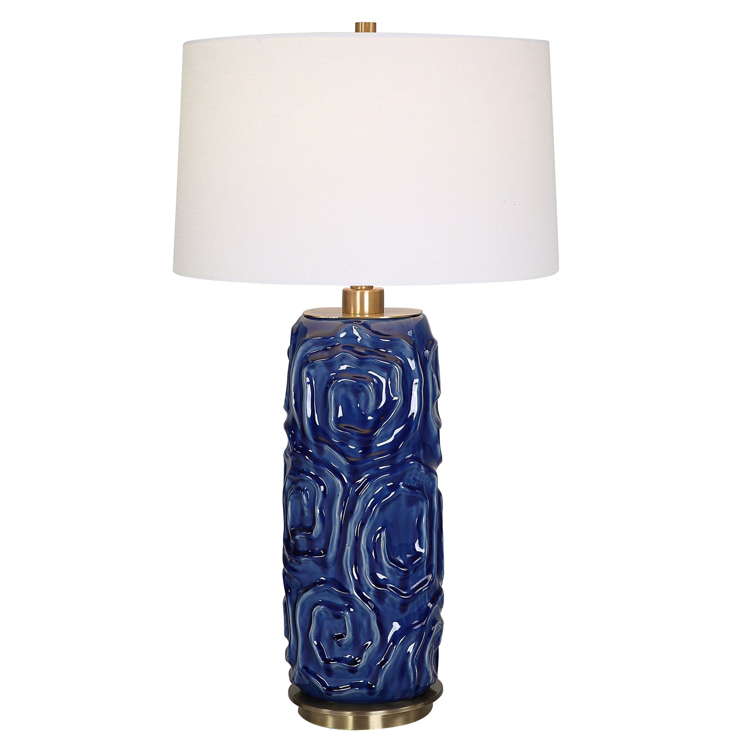 Uttermost 30221-1 Zade Blue Table Lamp