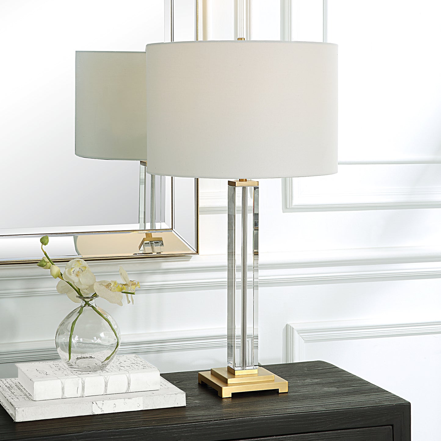 Uttermost 30237 Crystal Column Table Lamp