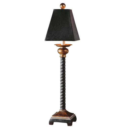 Uttermost 29007 Bellcord Black Buffet Lamp