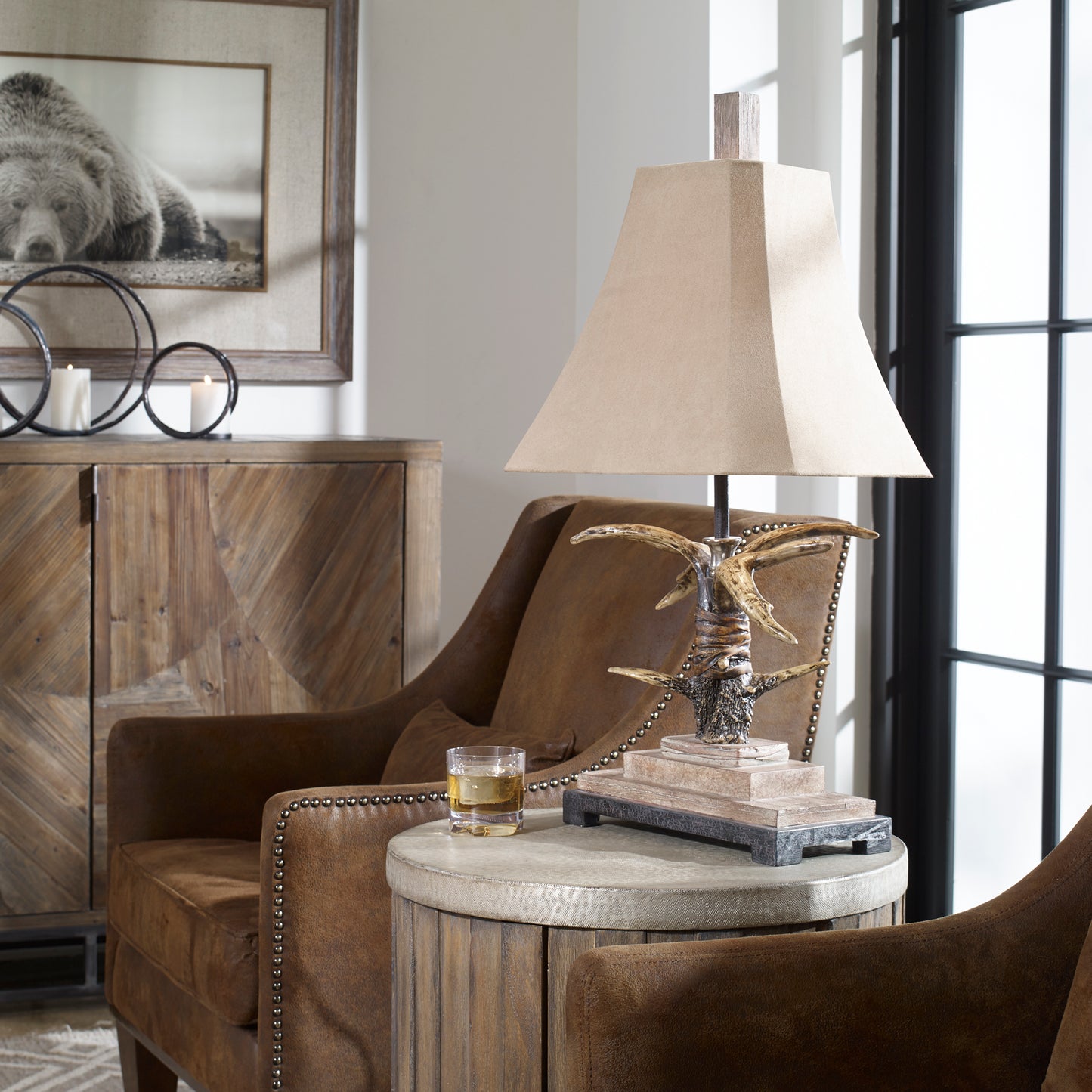 Uttermost 27208 Stag Horn Table Lamp