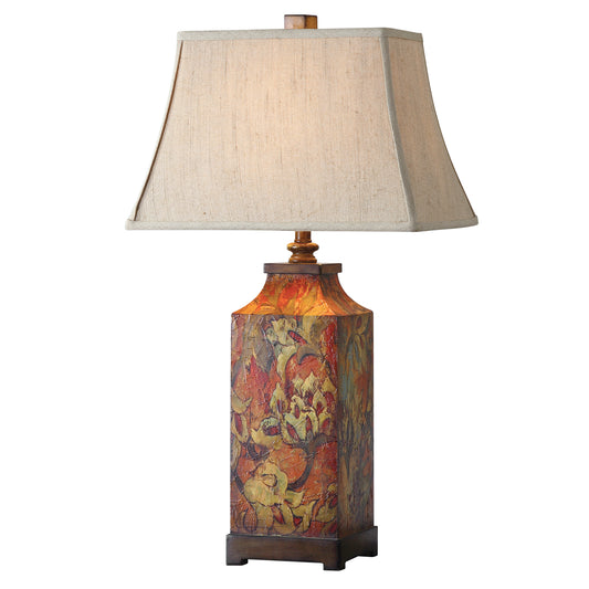 Uttermost 27678 Colorful Flowers Table Lamp