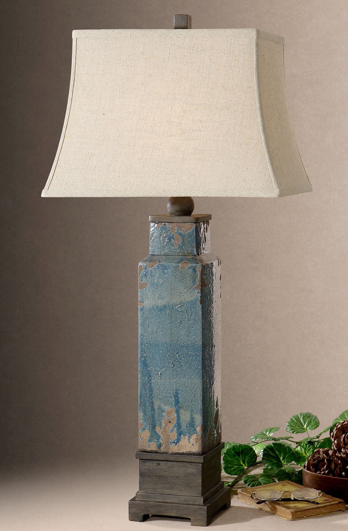 Uttermost 26833 Soprana Blue Table Lamp
