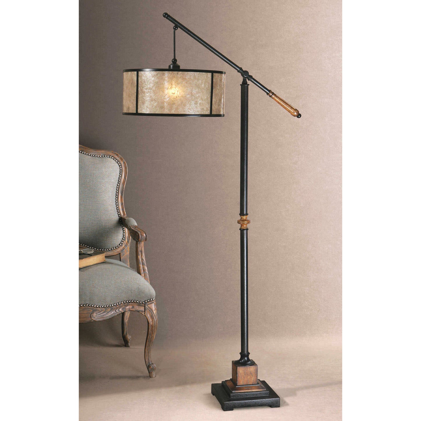 Uttermost 28584-1 Sitka Lantern Floor Lamp