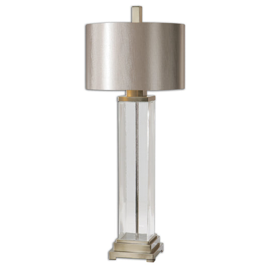 Uttermost 26160-1 Drustan Clear Glass Table Lamp