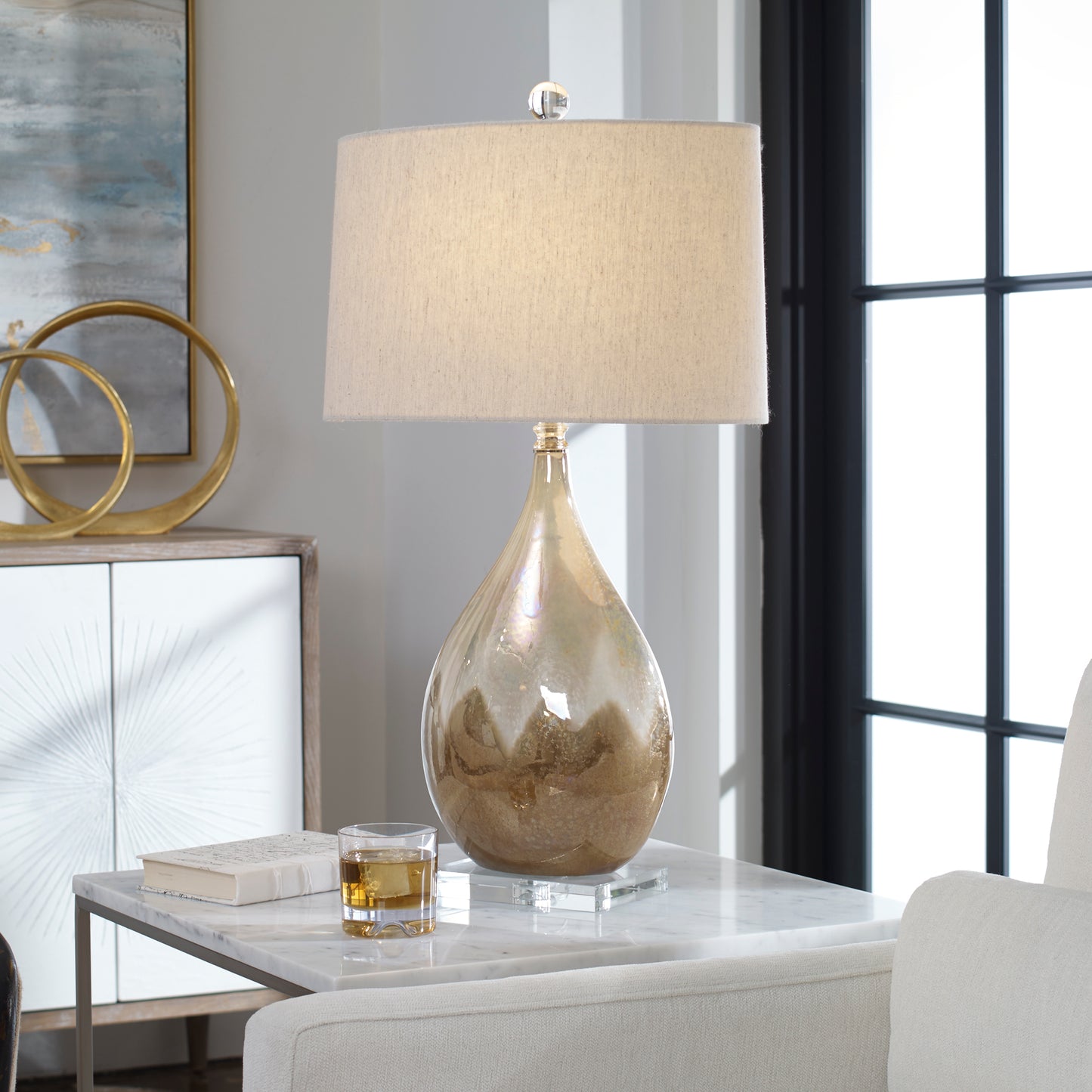 Uttermost 26171-1 Flavian Glazed Ceramic Lamp