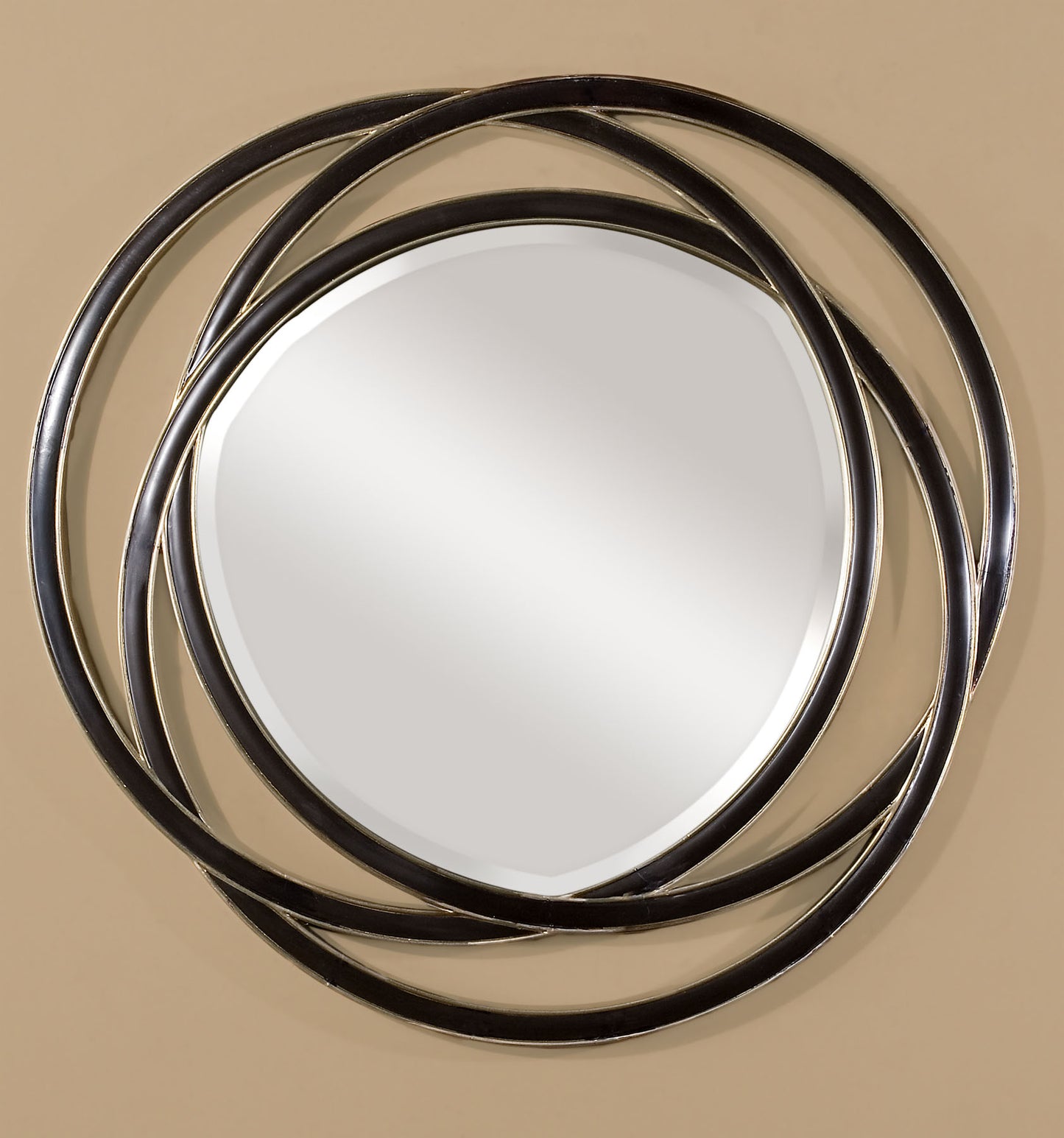 Uttermost 14522 B Odalis Entwined Circles Black Mirror