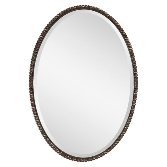 Uttermost 01101 B Sherise Bronze Oval Mirror