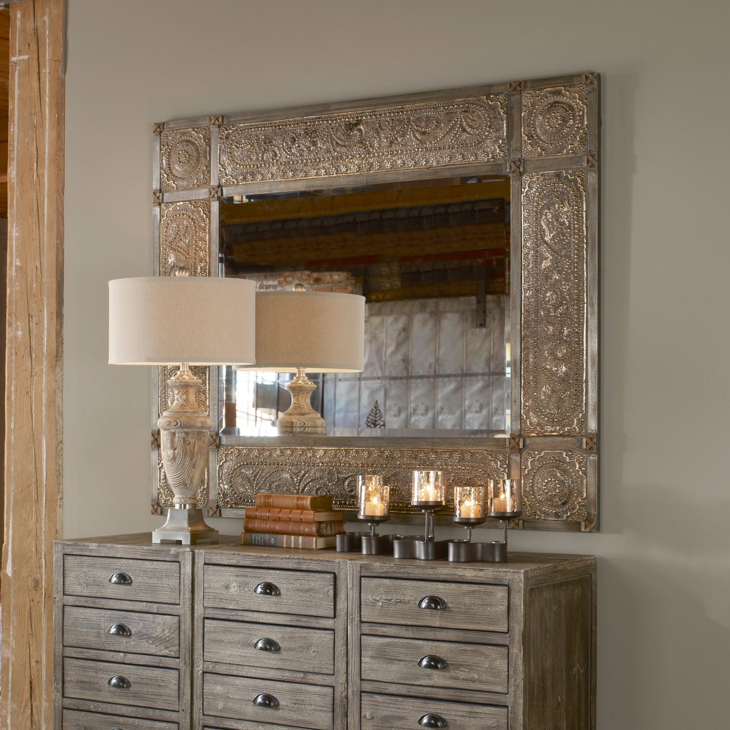 Uttermost 11602 B Harvest Serenity Champagne Gold Mirror