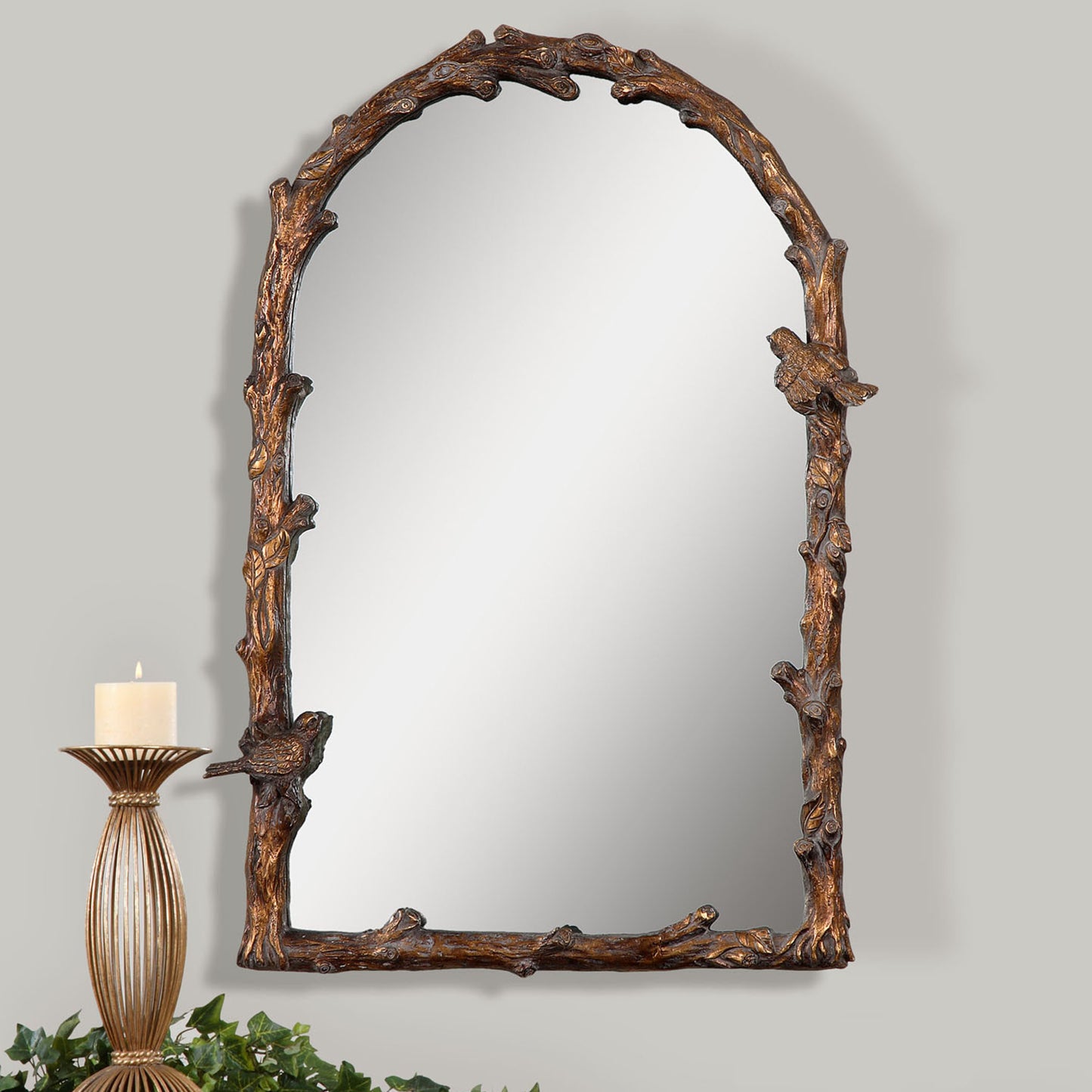 Uttermost 13774 Paza Antique Gold Arch Mirror