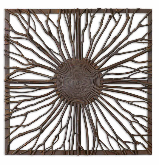 Uttermost 13777 Josiah Square Wooden Wall Art