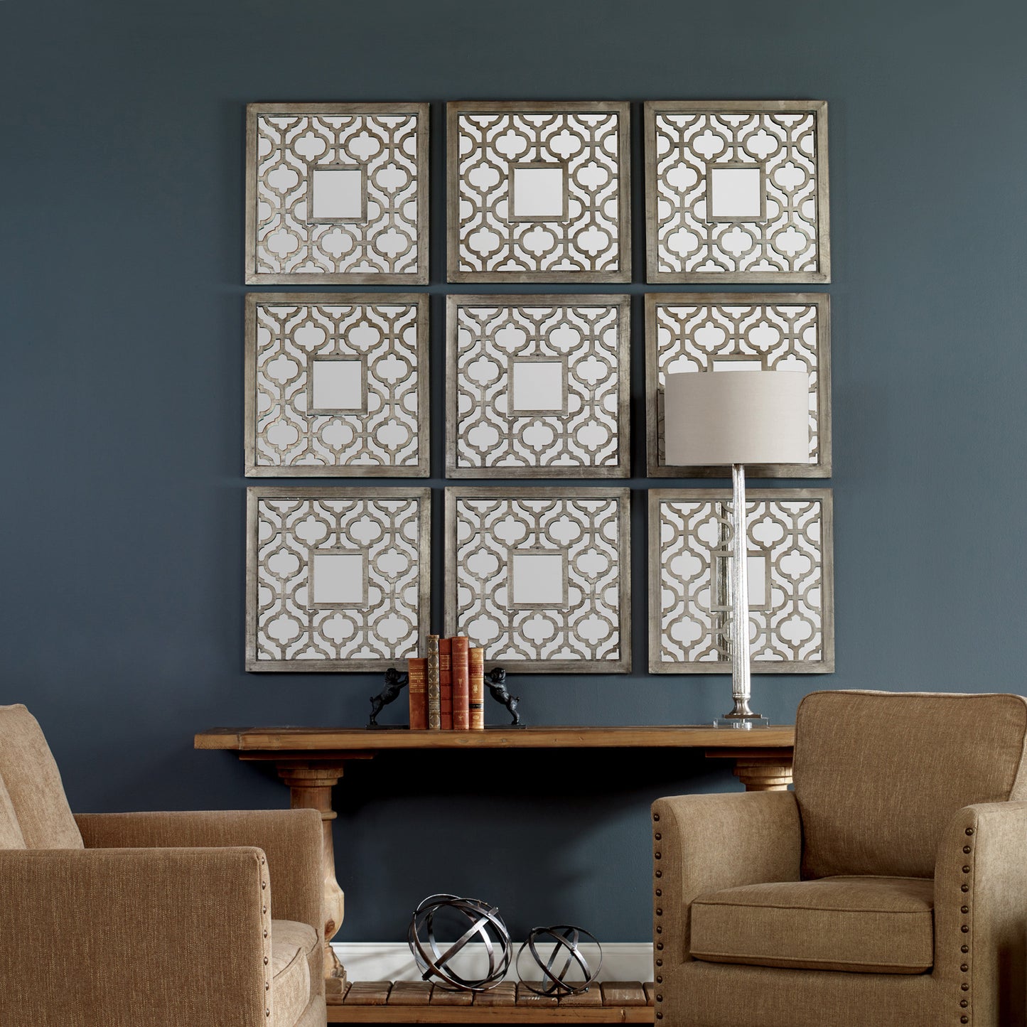 Uttermost 13808 Sorbolo Squares Decorative Mirror Set/2