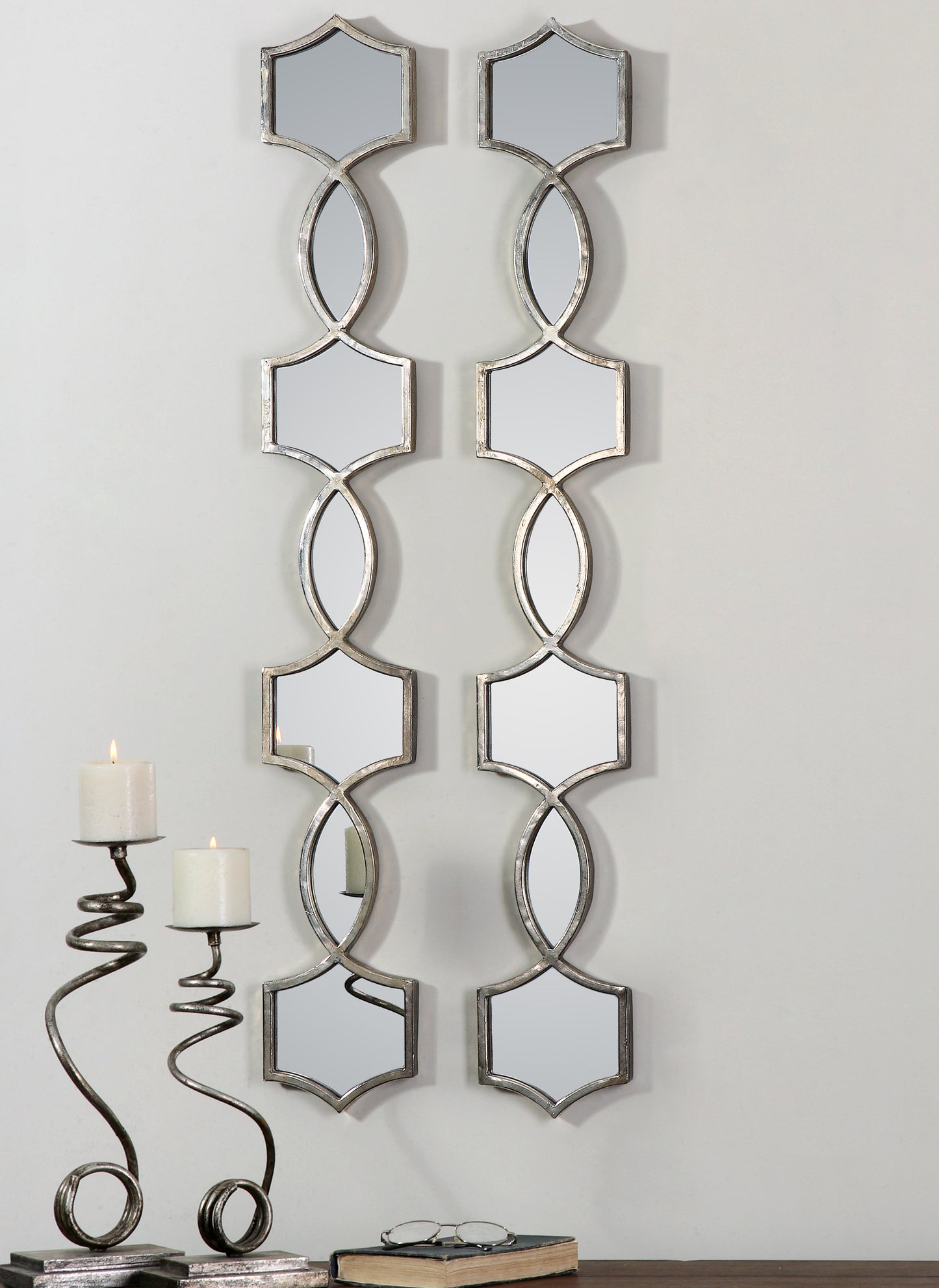 Uttermost 12856 Vizela Metal Mirrors Set/2
