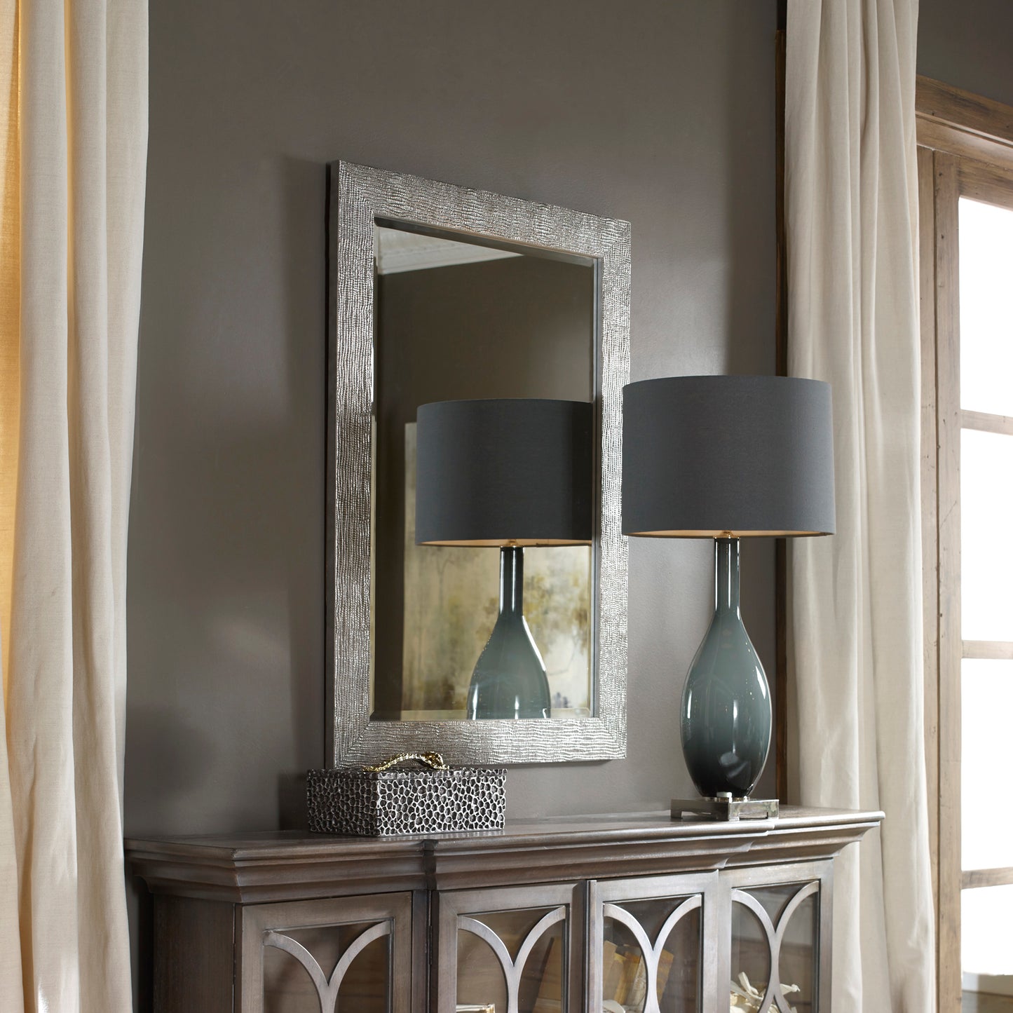 Uttermost 14604 Tarek Silver Mirror
