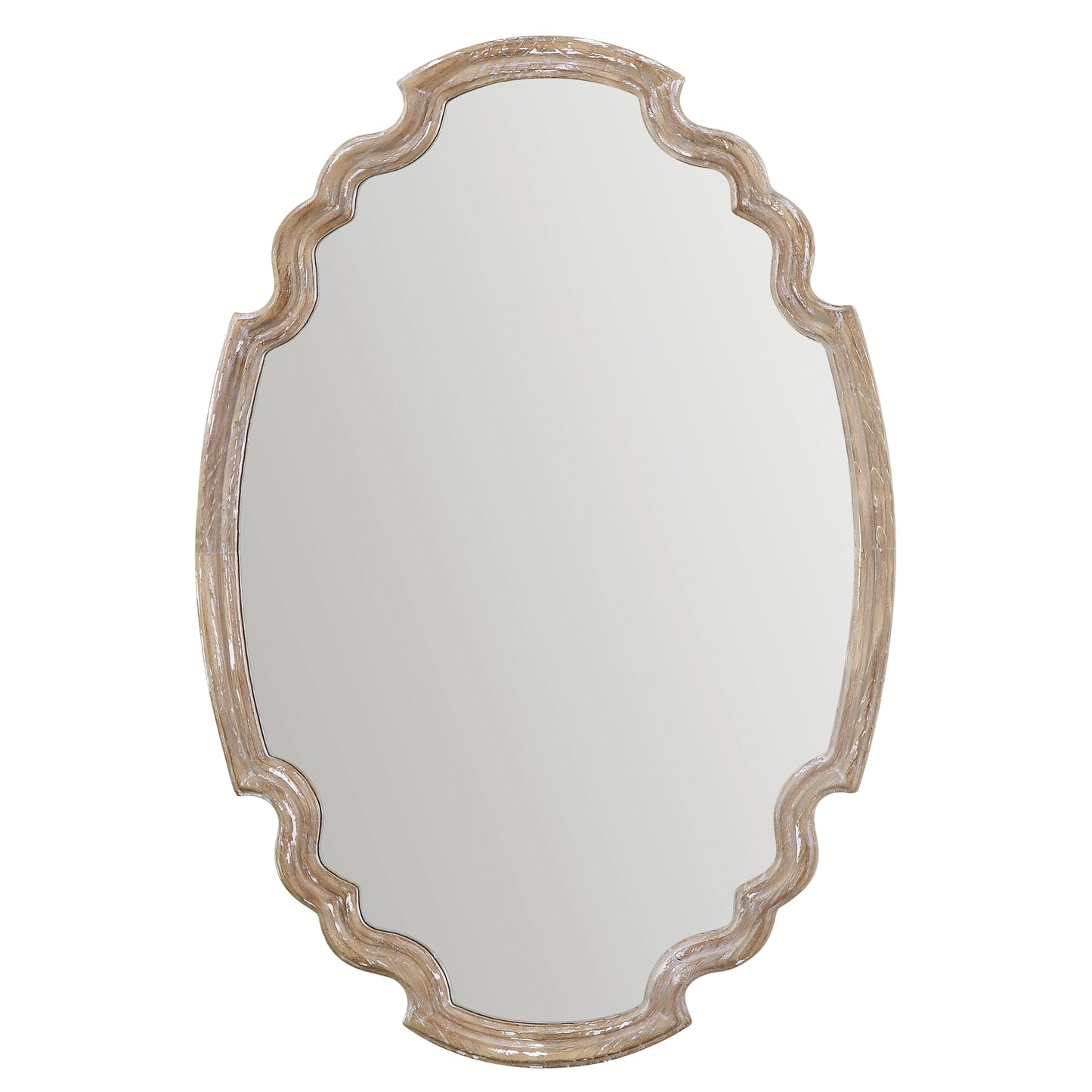 Uttermost 14483 Ludovica Aged Wood Mirror
