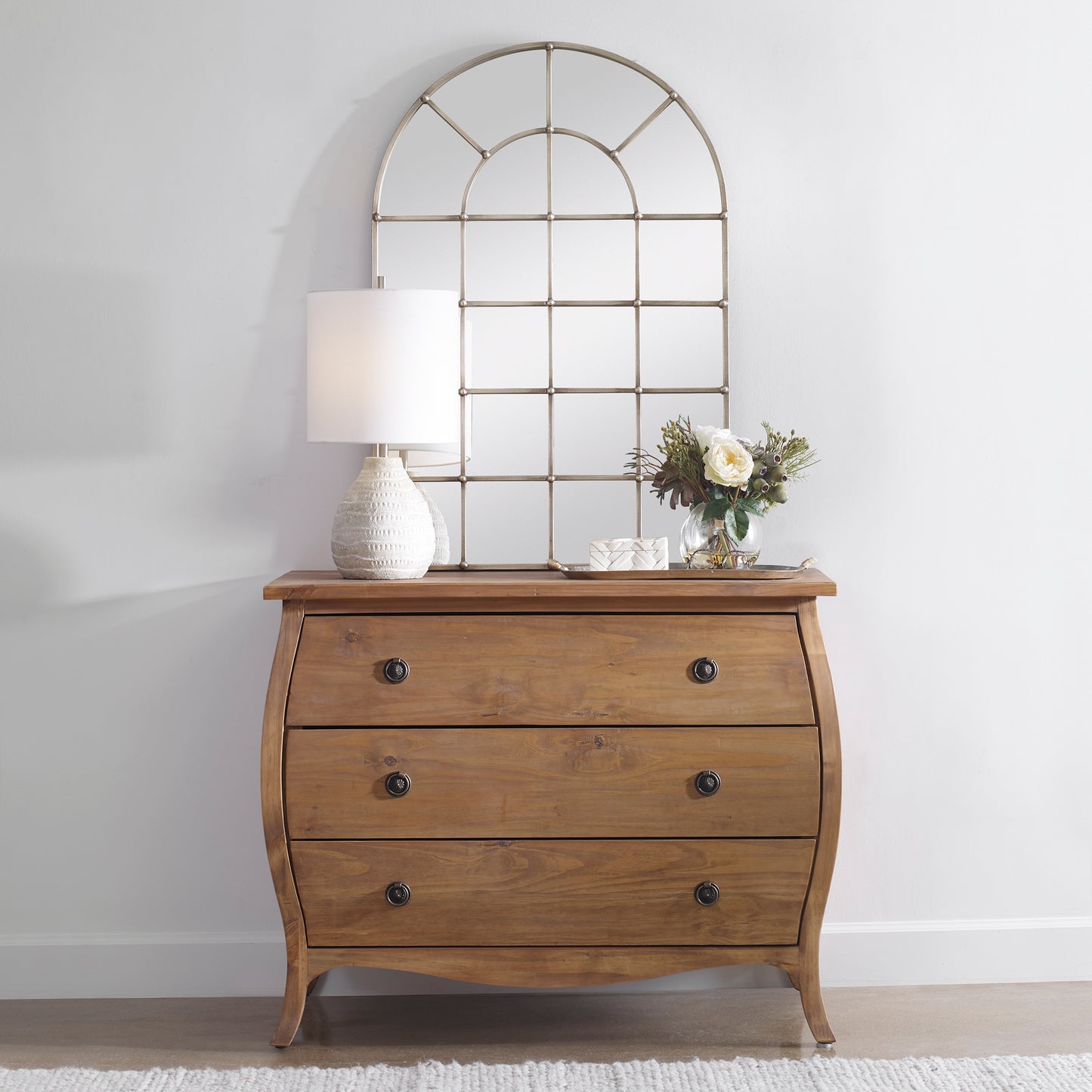 Uttermost 12875 Barwell Arch Window Mirror