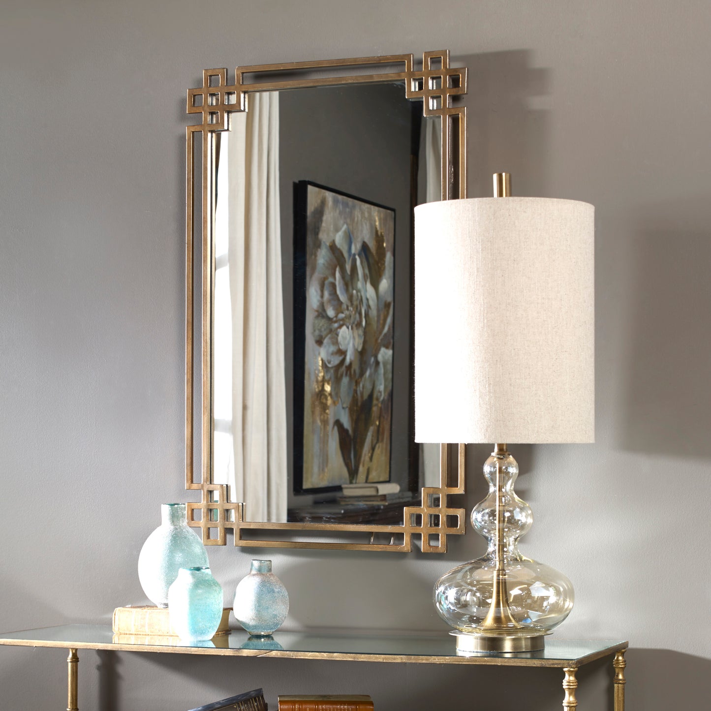 Uttermost 12930 Devoll Antique Gold Mirror