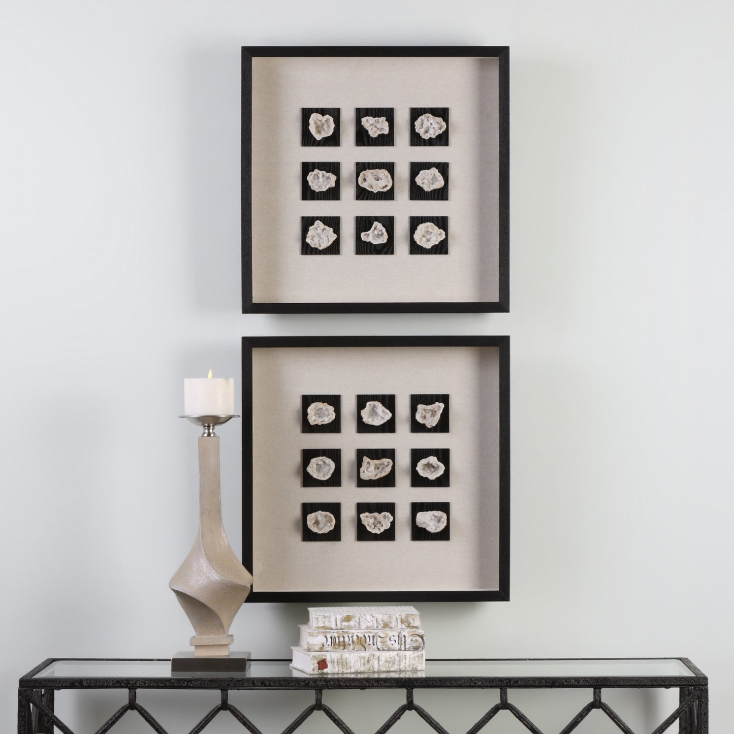 Uttermost 04080 Geode Linen Shadow Box