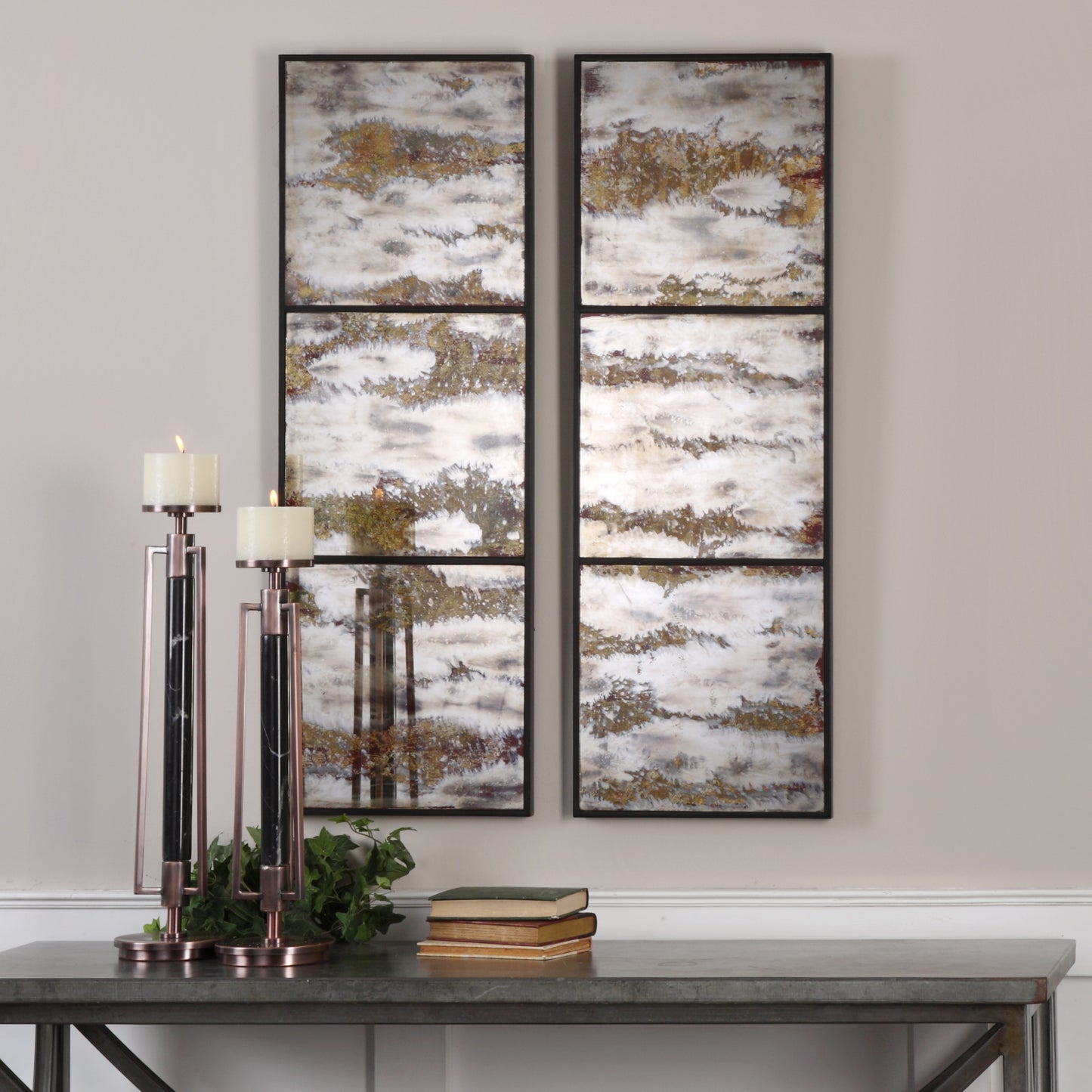 Uttermost 04099 Rahila Antiqued Mirror, Set Of 2