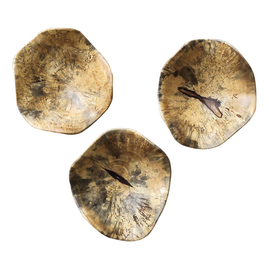 Uttermost 04107 Tamarine Wood Wall Art S/3