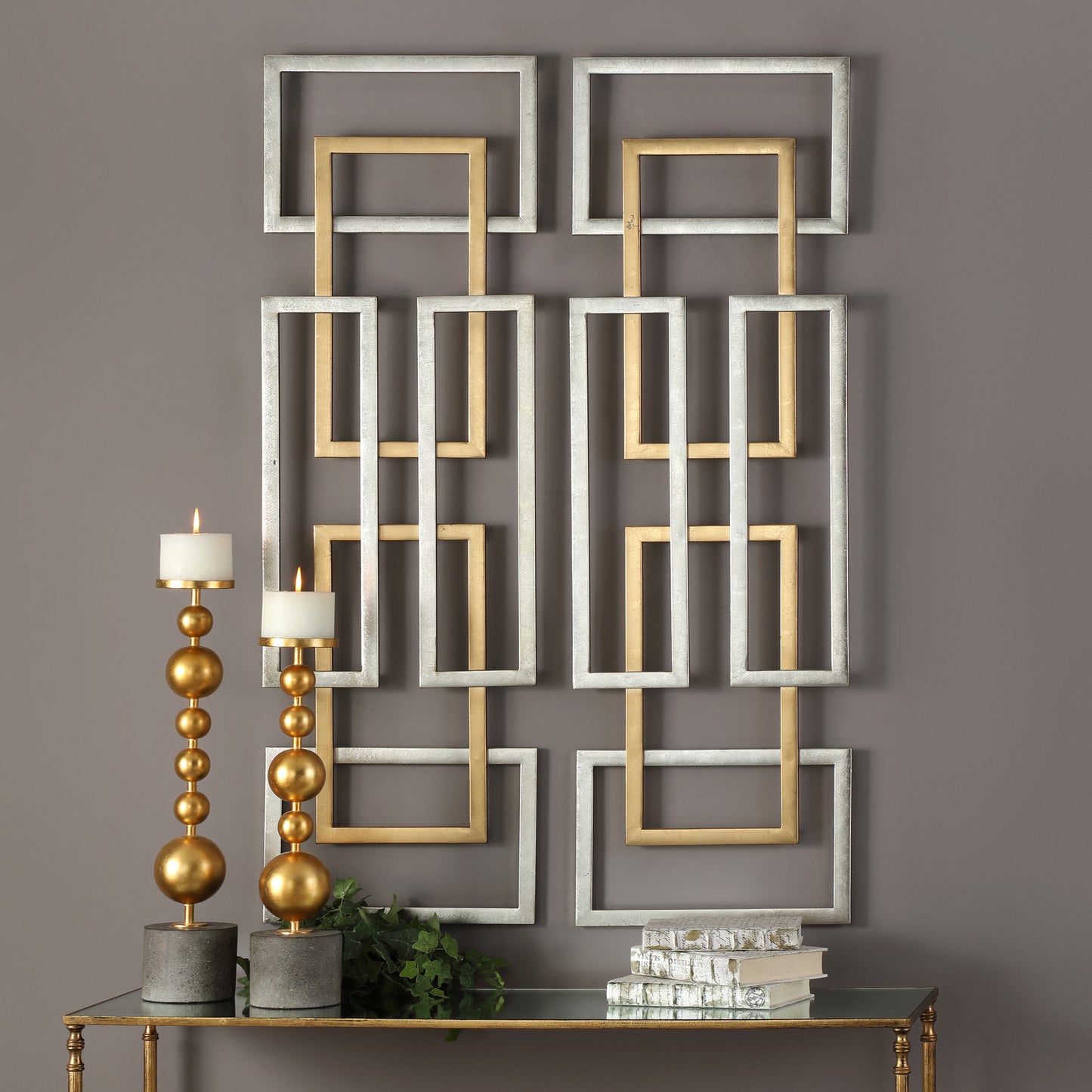 Uttermost 04145 Aerin Geometric Wall Art, S/2